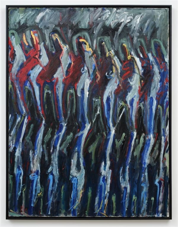 Alan Pearson March of Time II, 1986 Oil on canvas 1330 x 1040 mm