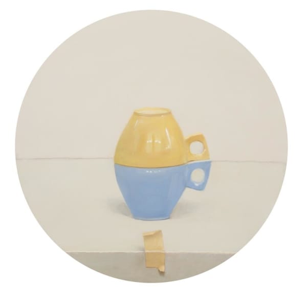 Damien Kurth Mechanism, 2014 Oil on board 40.0 x 40.0 cm