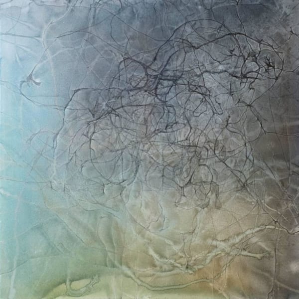 Anita Levering High Cloud, 2015 watercolour on canvas 100.0 x 100.0 cm