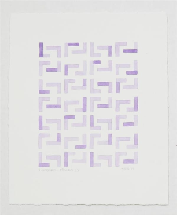 Jon Tootill UHINGARO - PARUA, 2019 watercolour on paper 17.0 x 13.5 cm