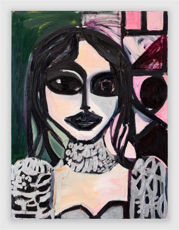 Natasha Wright Diamonds On The Soles Of Her Shoes, 2021 Oil on Canvas 122.0 x 91.5 cm