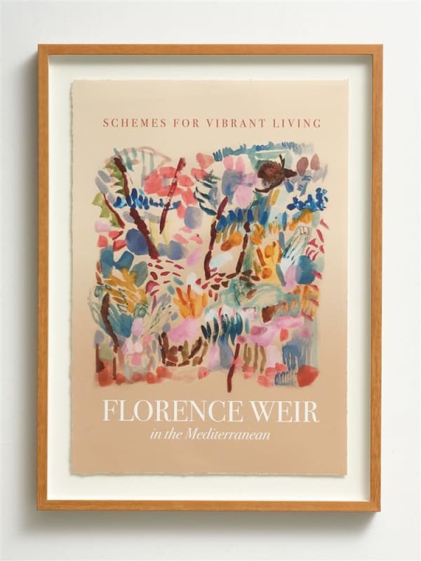 Julia Holderness, Schemes for Vibrant Living: Florence Weir in the Mediterranean (2), 2022