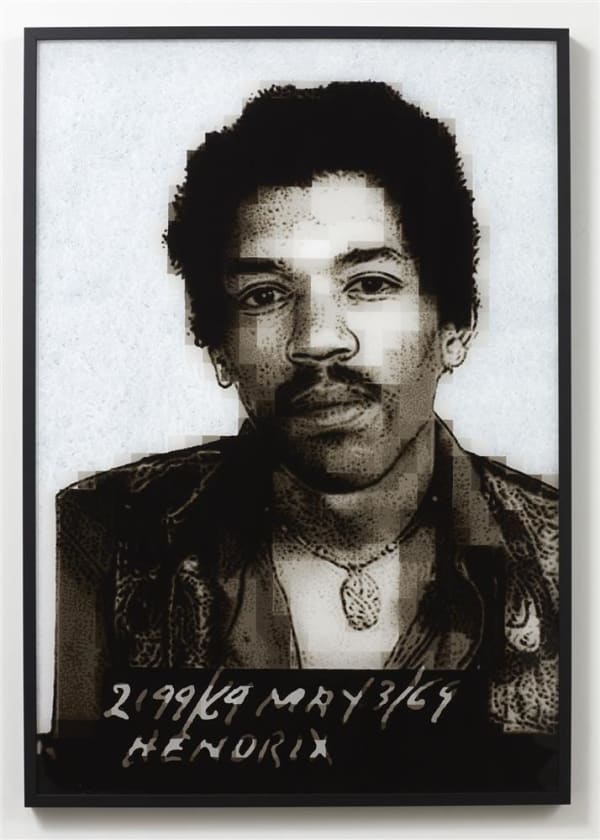 Pj Paterson Illegal Possession, 2017 acrylic on perspex 119.5 x 82.0 cm