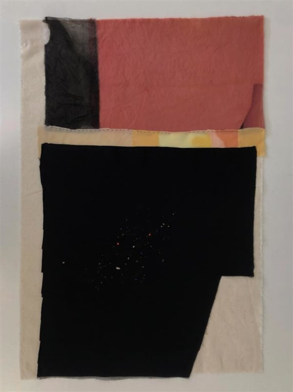 Josephine Cachemaille Party (in the field), 2022 hand-dyed silk, silk, calico, cotton 400 x 600 mm