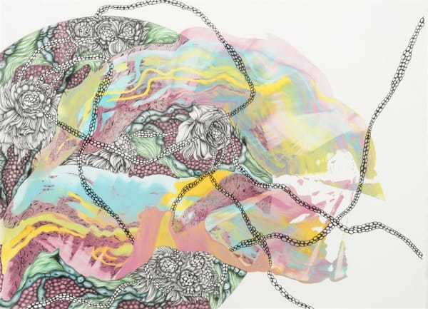 Lea-Anne Sheather Corporeally Related, 2016 Mixed media on paper 70.0 x 91.0 cm