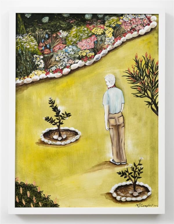 Megan Campbell New Garden, 2016 oil on canvas 44.5 x 60.0 cm