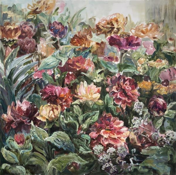 Katherine Throne Encore, 2023 Oil on canvas 1000 x 1000 mm