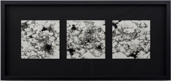 Yoshiko Nakahara Yoshiko Nakahara, Clouds (Triptych), 2013 Ink on card 20.0 x 65.0 cm