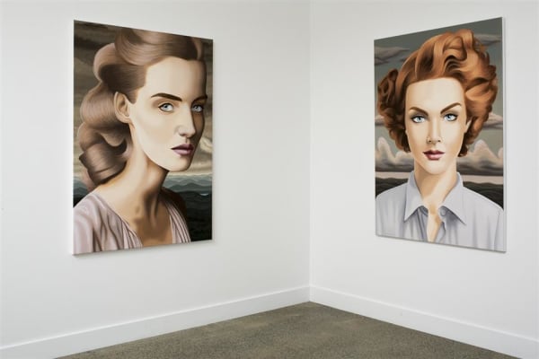 Andrew Barns-Graham Half Light installation view, 2014 Acrylic on canvas