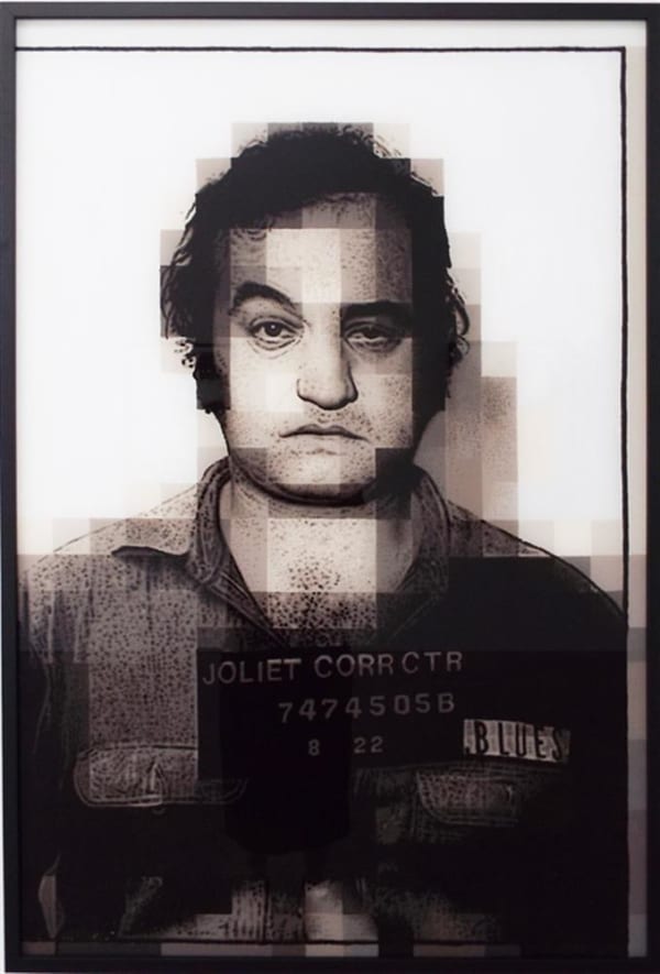 Pj Paterson Attempted Robbery, 2017 acrylic on Perspex 119.5 x 80.0 cm