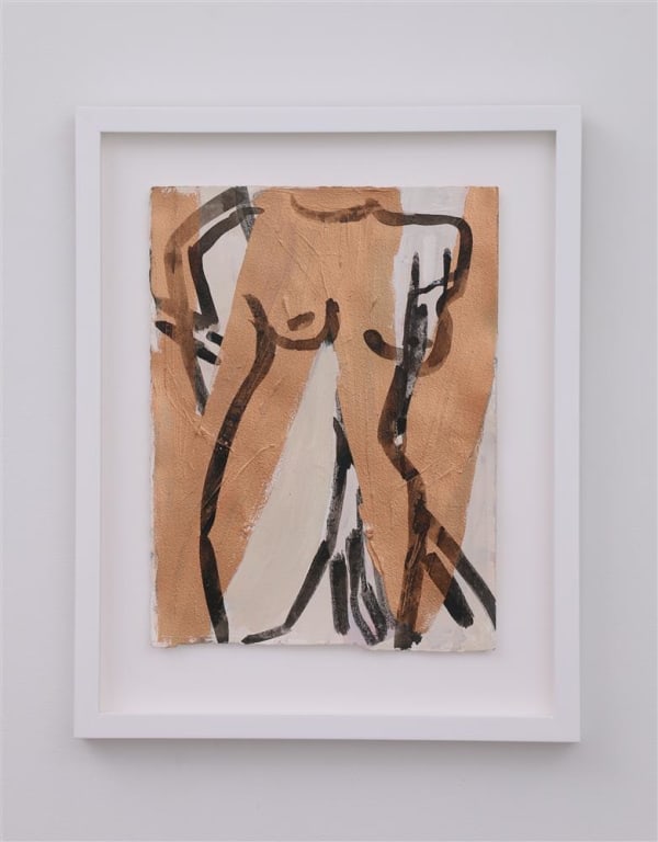 Natasha Wright A Place to Stand #35, 2020 acrylic and ink on paper 520 x 415 mm