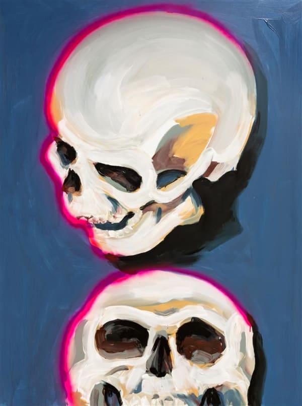 Gerry Parke My Hometown, 2018 acrylic, oil stick and spray paint on board 120.0 x 90.0 cm