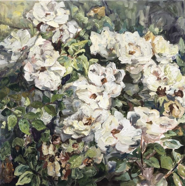 Katherine Throne Secret Admirer, 2022 oil on canvas 1000 x 1000 mm