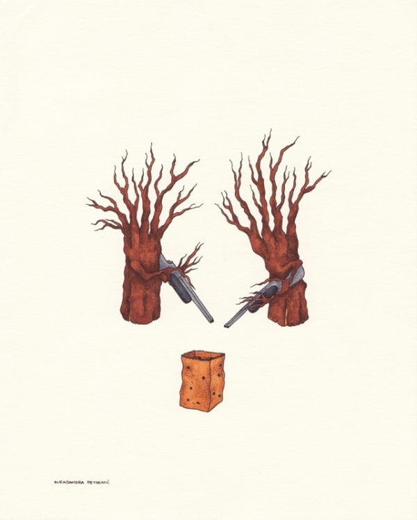 Aleksandra Petrovic, Untitled (Paper bag), 2008