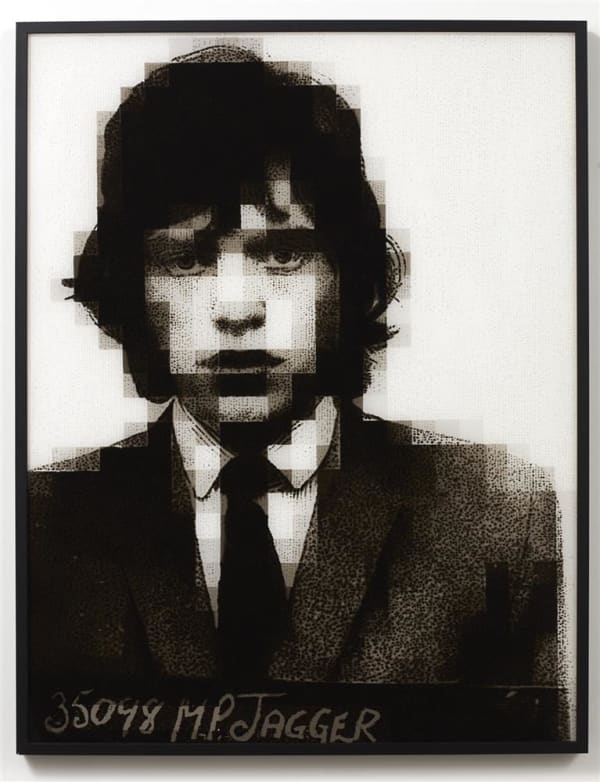 Pj Paterson Illegal Possession, 2017 acrylic on perspex 119.5 x 92.0 cm