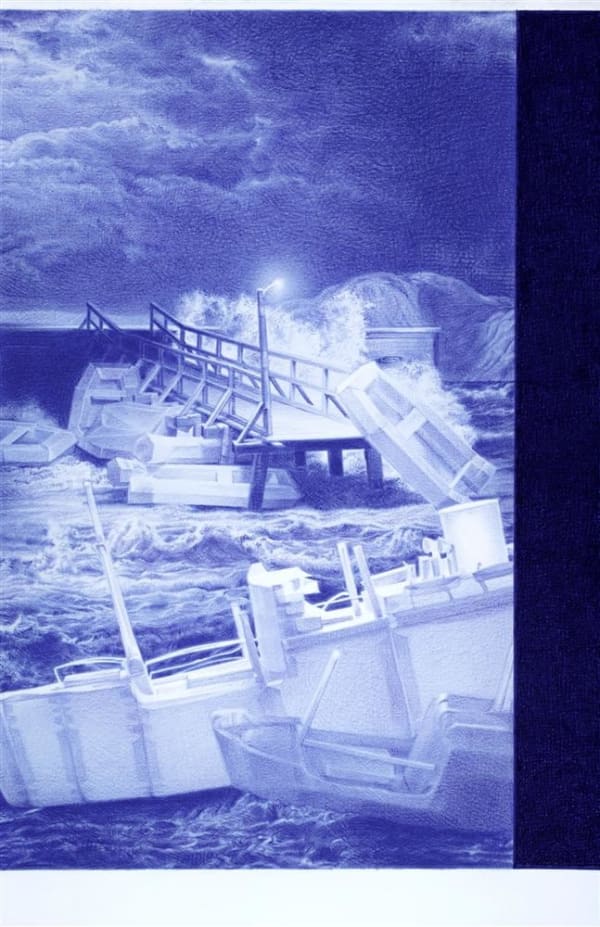 Stephen Ellis, Study for Opposite Shore Suite II, 2017