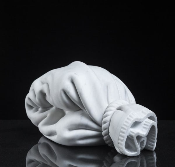 Martin Selman Bundle I, 2014 Carrara marble 14.0 x 29.0 x 18.0 cm
