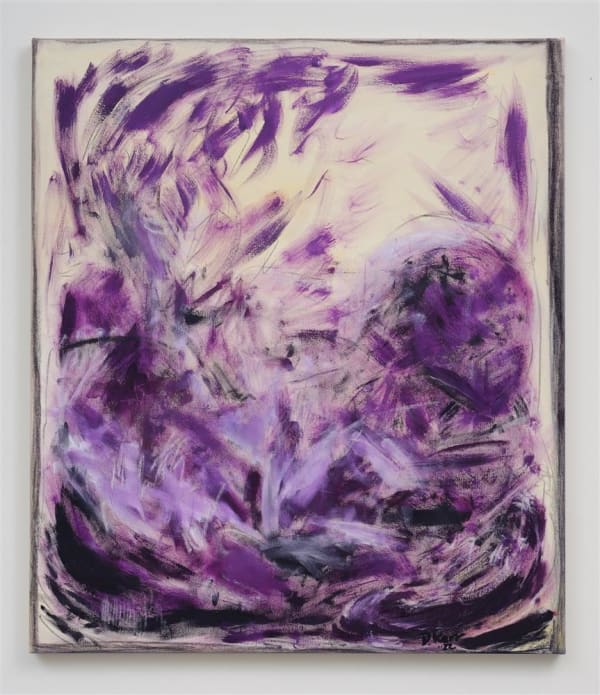 Daniel Kerr Magic, 2022 Charcoal and acrylic on canvas 107.0 x 93.0 cm