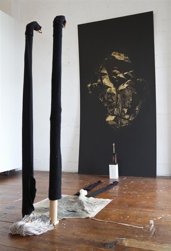 Josephine Cachemaille Factotum (studio installation), 2013 Mixed media 1960 x 1800 x 1700 mm