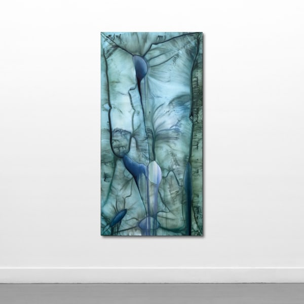 Anita Levering Untitled No. 594, 2014 Acrylic and oil colour on polyester 152.4 x 76.2 cm