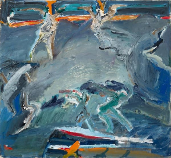 Alan Pearson The Visitation, Otago Heads, 1987 Oil and watercolour on paper 670 x 720 mm