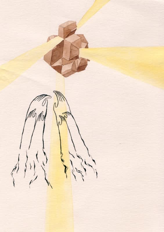 Andrew De Freitas, Untitled (2 Hands), 2008