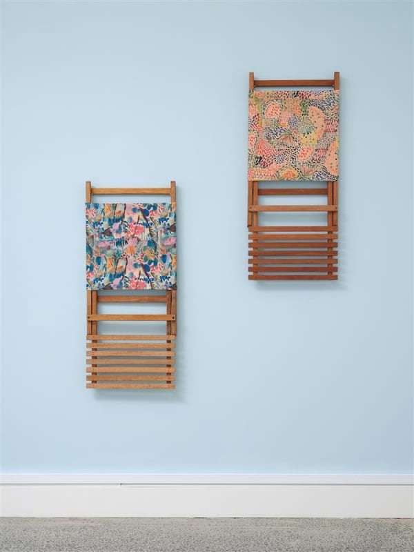Julia Holderness, Rhona chairs (with Florence Weir Mediterranean 1 and 2), 2022