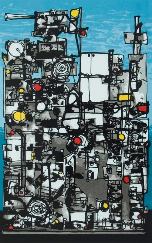 Ted Dutch (1928-2008) Repair Man, 2007 handmade screenprint on paper, edition of 50 51.0 x 31.5 cm