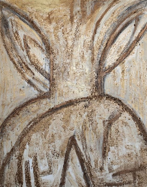 Natasha Wright A Place To Stand II, 2020 oil, mica and mixed media on canvas 1524 x 1219 mm