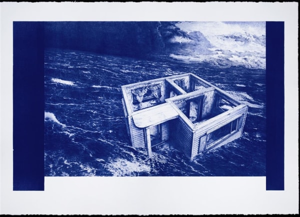 Stephen Ellis Wake, 2017 four colour stone lithograph on canson paper, edition of 5 76.0 x 110.0 cm