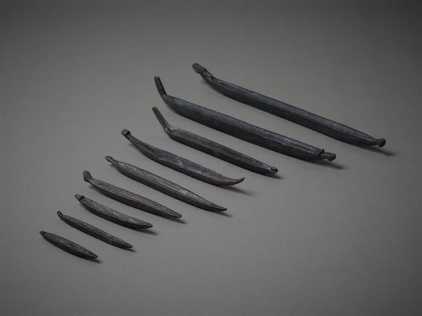 Wi Taepa Waka, 2021 clay, various sizes, sold individually, SOLD OUT