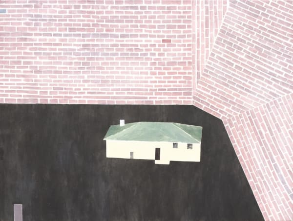 Alan Ibell House at Night, 2021 acrylic on canvas 108.0 x 142.5 cm