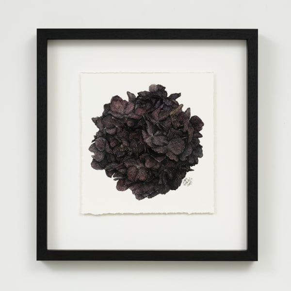 Liam Gerrard Golden Terrace, Frankton, 2025 charcoal & pastel on paper 440 x 460 mm, framed