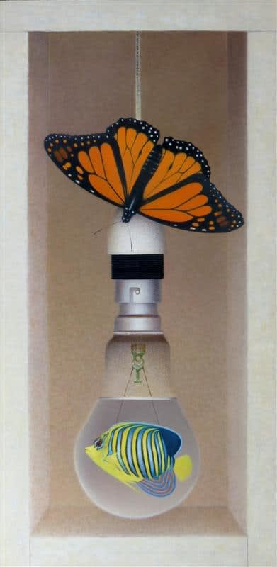 Paul Martinson Light Space, 2016 oil on board 79.0 x 39.0 cm