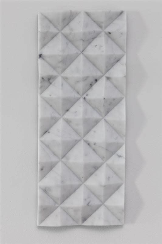 Martin Selman Geometric Abstraction Small, 2011 Carrara marble 49.0 x 20.5 x 3.0 cm