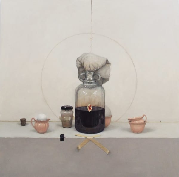 Damien Kurth Shimmer, 2017 oil on canvas 120.0 x 120.0 cm