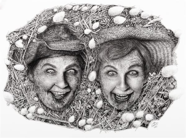 Liam Gerrard The Yodelling Dead, 2016 Charcoal on paper 74.0 x 100.0 cm