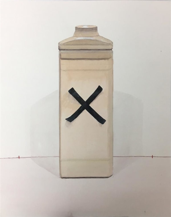 Damien Kurth Otherness: White, 2017 graphite, watercolour, gouache and watercolour pencil on paper 40.0 x 32.0 cm