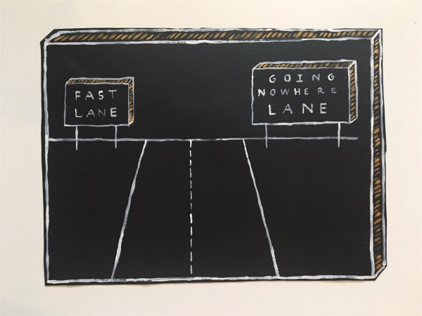 Matt Liggins, Going nowhere lane, 2018