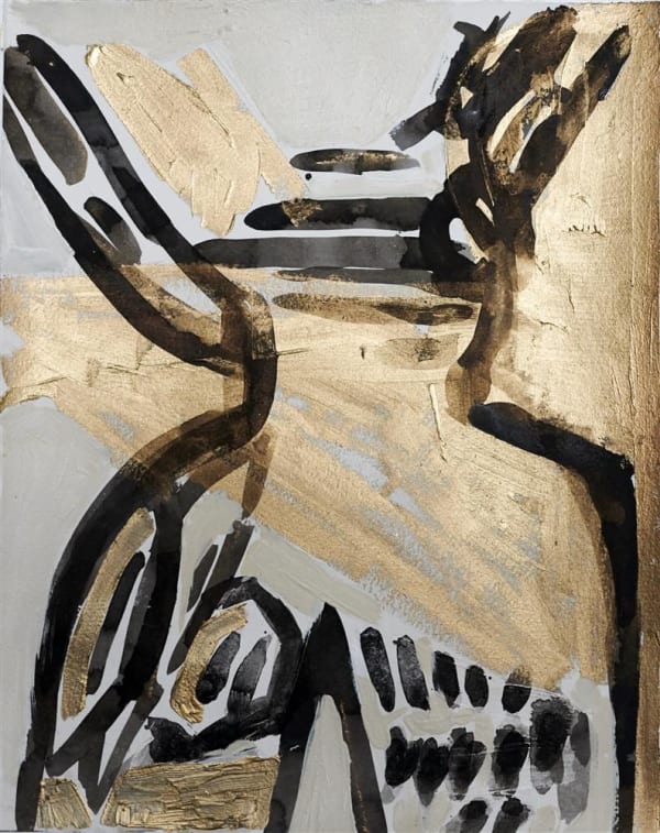 Natasha Wright A Place to Stand 11, 2020 acrylic and ink on paper 350 x 250 mm