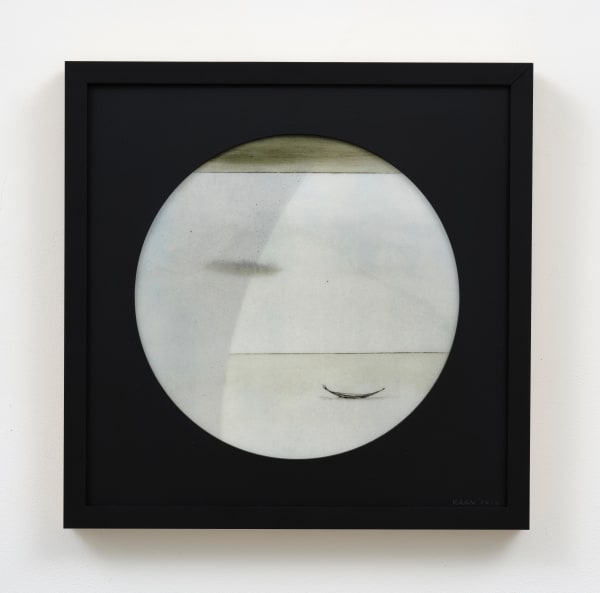 Simon Kaan Nohoaka Series II - I, 2024 Ink on board, resin 420mm x 420mm