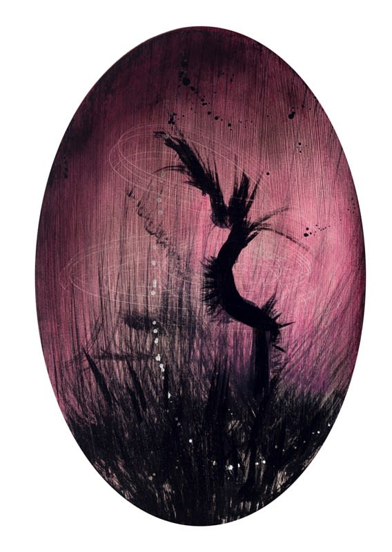 Cruz Jimenez The Brothers (Study), 2015 Mixed media on board 20.0 x 15.0 cm