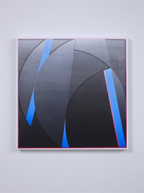 Scott Gardiner Future Fiction (carbon) study, 2020 synthetic polymer paint on canvas 51.0 x 51.0 cm