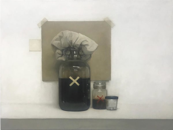 Damien Kurth Trop-three, 2018 oil on canvas 106.0 x 76.0 cm