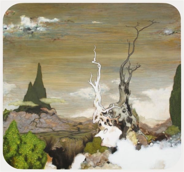 Mark Rodda Old White Lightening, 2014 Oil on board 110.0 x 103.0 cm