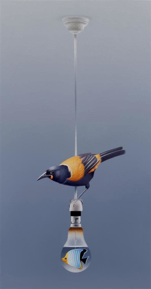 Paul Martinson Lingering light, 2023 acrylic on canvas 750 x 400 mm