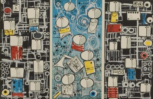 Ted Dutch (1928-2008), Jazz Triptych, 1983