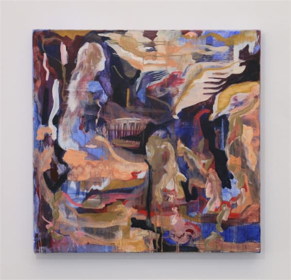 Loren Marks Face to the Sun, 2023 oil on canvas 650 x 650 mm