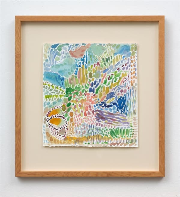 Julia Holderness, Hill and sky with Florence Weir, 2022