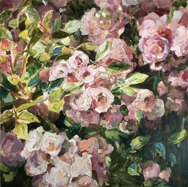 Katherine Throne Temptation, 2021 oil on canvas 750 x 750 mm